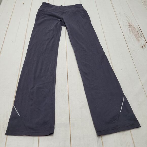 Athleta black flare pants pull on low rise retro Y2k - Picture 1 of 6